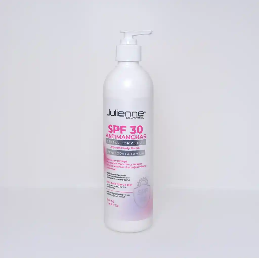 Crema Corporal Julienne Antimanchas Spf 30 X