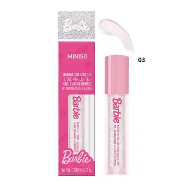 Iluminador Líquido Serie Barbie Tono 03 Miniso