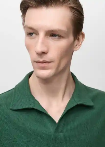 Camiseta Polo Xavi Botella Talla L Hombre Mango