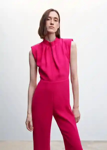 Enterizo Mono Delfina Fucsia Talla XS Mujer Mango