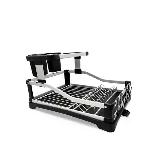 Escurridor Negro Doble 53.2 x 36.8 x 26.5 Ambiente Gourmet