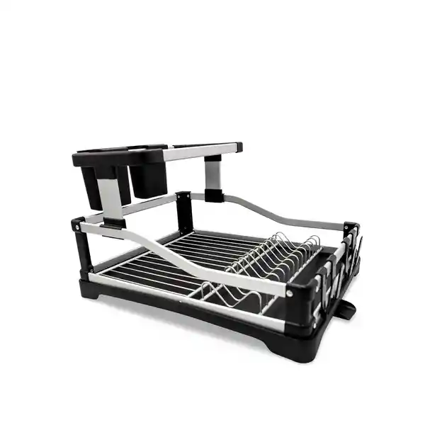Escurridor Negro Doble 53.2 x 36.8 x 26.5 Ambiente Gourmet