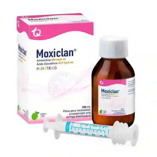 Amoxicilina Clavulánico Moxiclan 600/ 42.9mg / 5 Ml