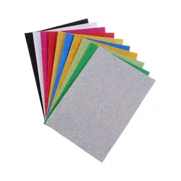 Papel Fomi Escarchado Carta Surtido