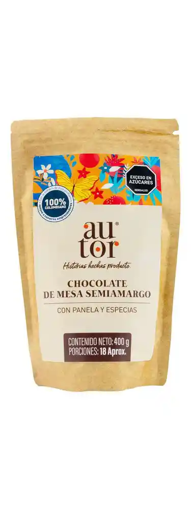 Chocolate Mesa Panela y Especias Autor