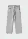 Jeans Bohemian Tejano Gris Talla 42 Mujer Mango