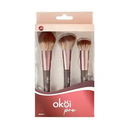 Set de Brochas Okoi Pro Para Rostro