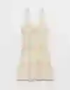 Vestido Aerie Beige Talla: MEDIUM 1907109 American Eagle