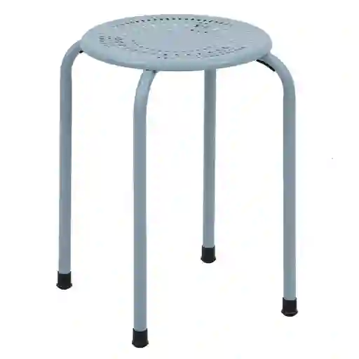 M + Design Piso/banquito Troquelado Azul 30 X 30 X 45 Cm