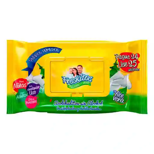 Panitos Freskitos Humedos Aloe Vera (24 Und)
