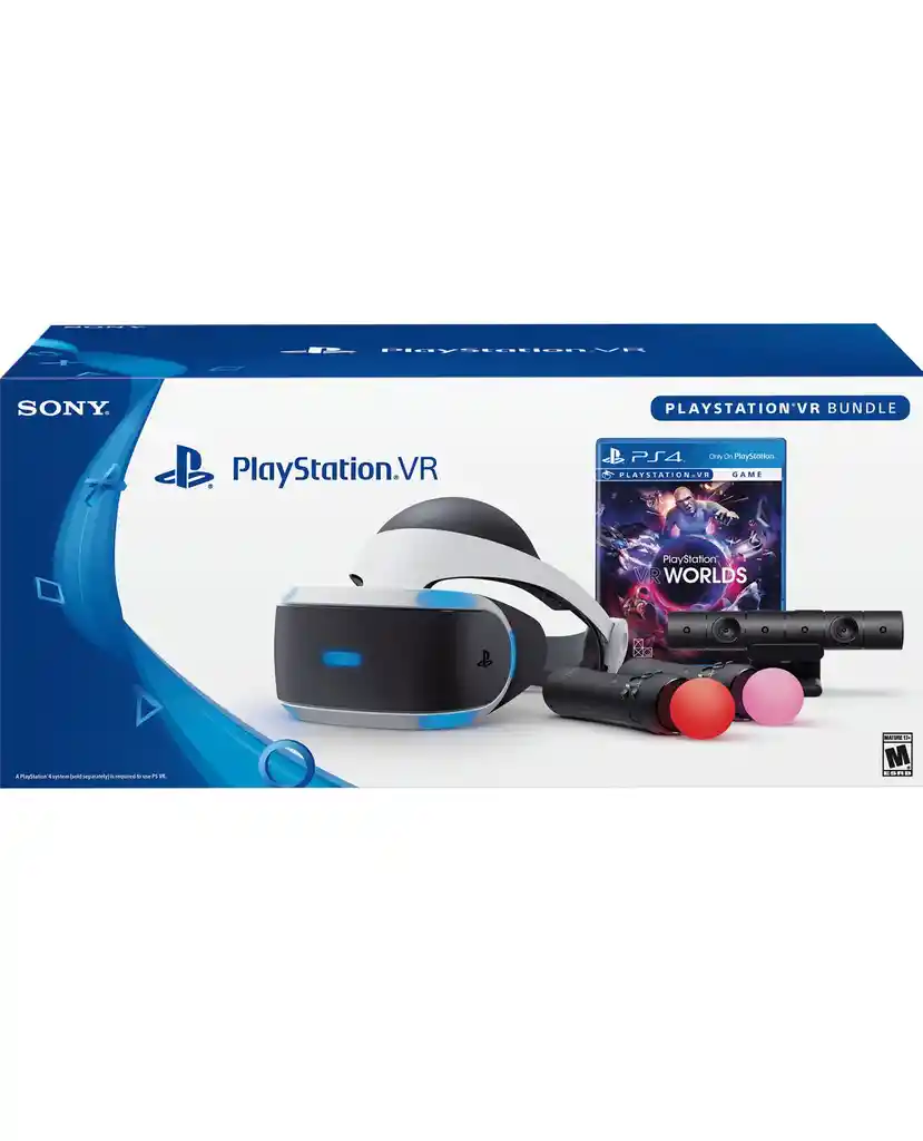 Playstation Bundle Ps4Vr+Juego Vr Worlds