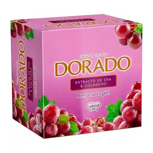 Jabón Dorado Uva Colageno