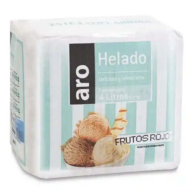 Aro Helado Cremoso Sabor a Frutos Rojos