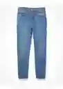 Jean Mom Azul Talla 2 Long Mujer American Eagle