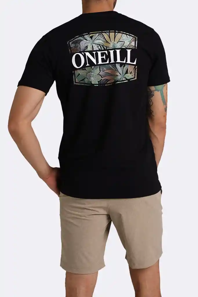 Camiseta Manga Corta Standard Fit Tropical Hombre