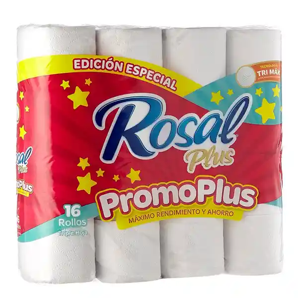 Rosal Papel Higiénico Plus Triple Hoja Rollos Edición Especial