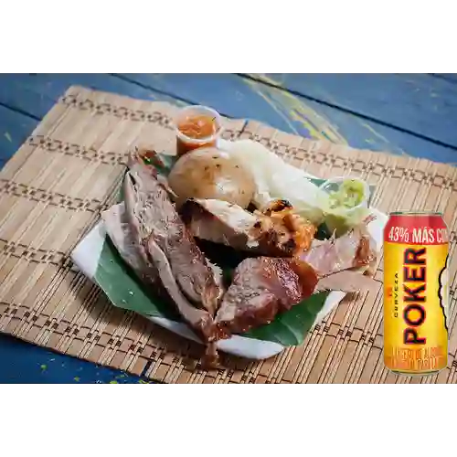 Combo Carne Mixta + Poker 330 ml