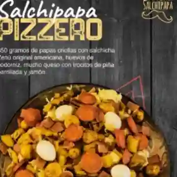 Salchipapa Pizzero