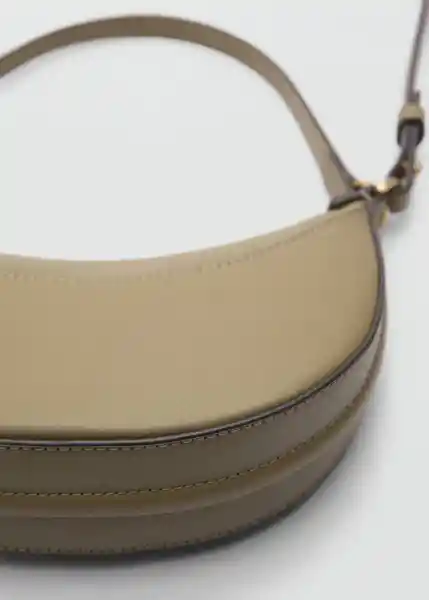 Bolso P Lago Khaki Talla 99 Mujer Mango