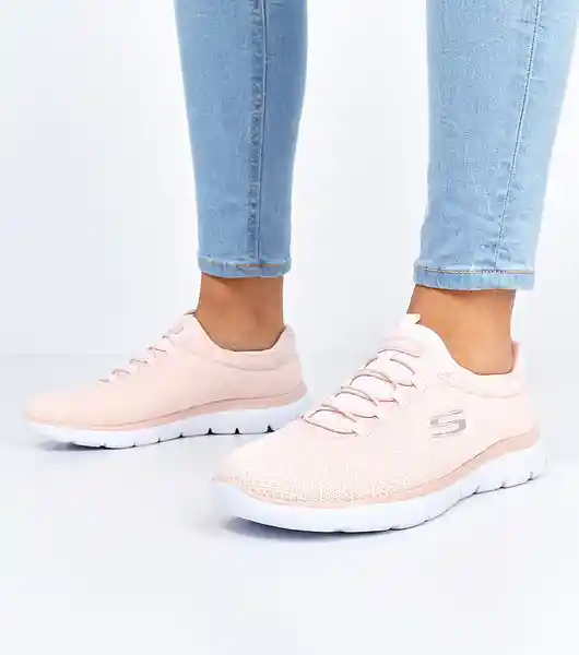 Skechers Tenis Rosado Talla 38 113038