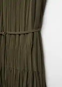 Vestido Isabel Khaki Talla XS Mujer Mango