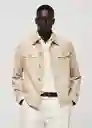 Chaqueta Benton Beige Talla M Hombre Mango