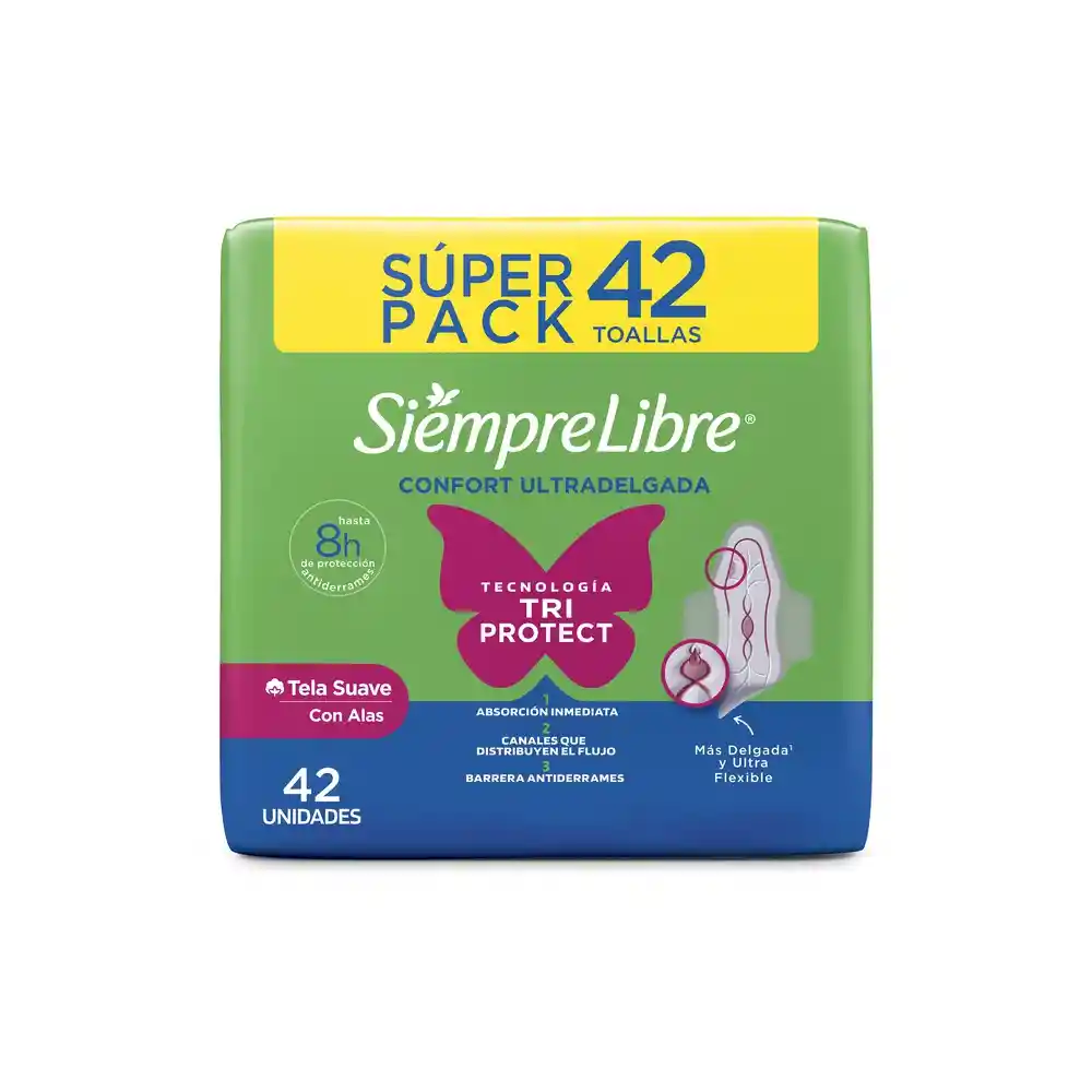 Toalla Higiénica Stayfree Confort Ultradelgada 42 und