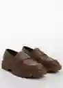 Zapatos Noto Chocolate Talla 41 Hombre Mango