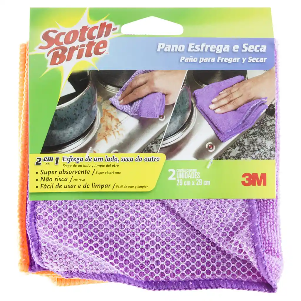 Scotch Brite Paño para Fregar y Secar