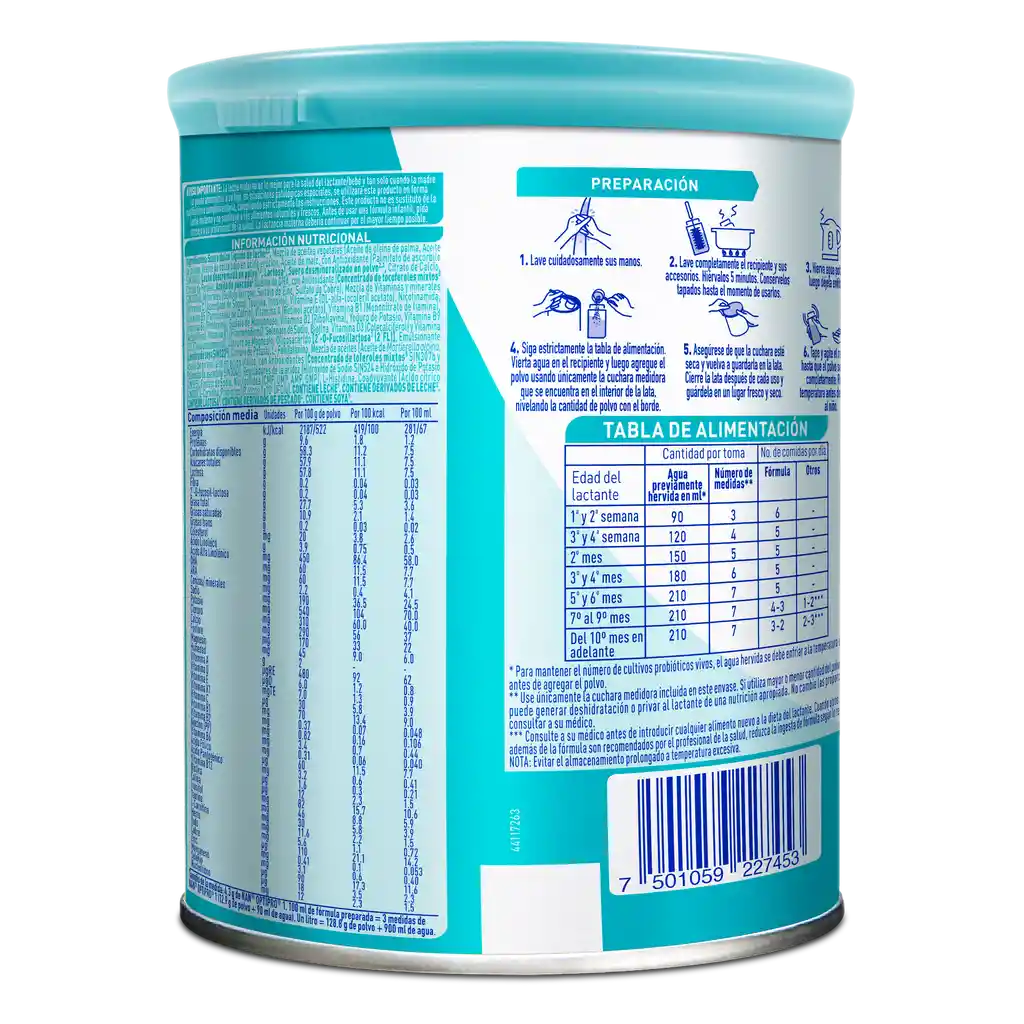 Fórmula infantil NAN OPTIPRO Etapa 1 x 400g