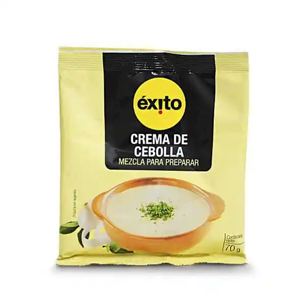 Crema de cebolla Exito