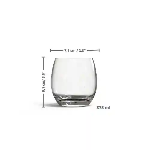 Cristar Vaso Mikonos Corto 12 1/2 oz