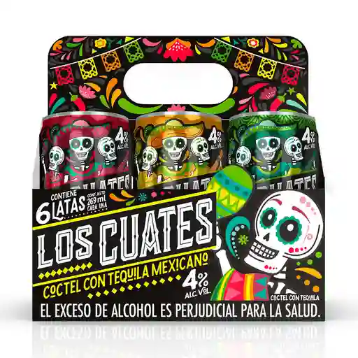 Aperitivo Los Cuates Surtido X 6 Und X C-u