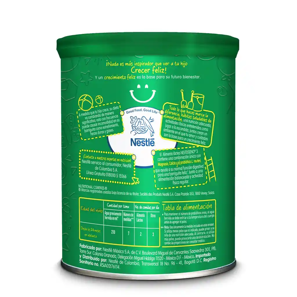 Alimento lácteo NESTOGENO Etapa 3 x 800g