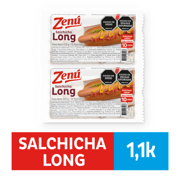Zenú Salchichas Long 1 kg