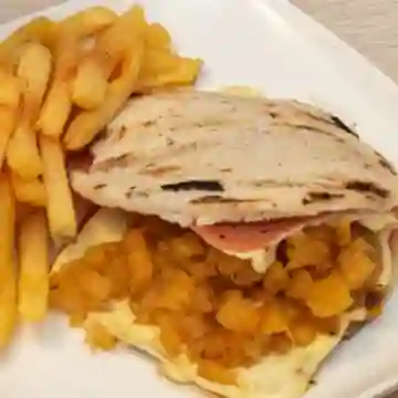 Combo Arepa Hawaiana