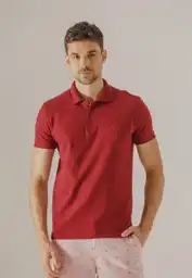 Camiseta Polo Para Hombre Vino Talla S Arkitect