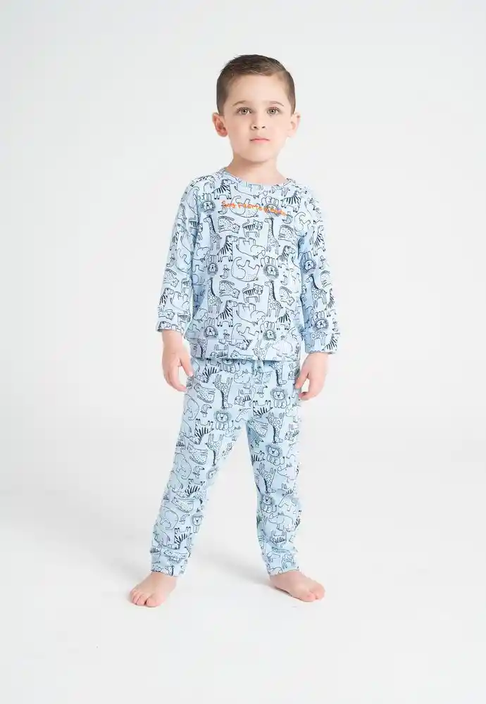 Pijama Dos Piezas Bebito 9/12meses-estamp 1