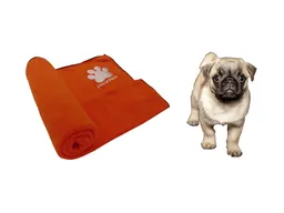 Hally Pets Cobija Térmica Mediana 70 cm x 70 cm Naranja T3002