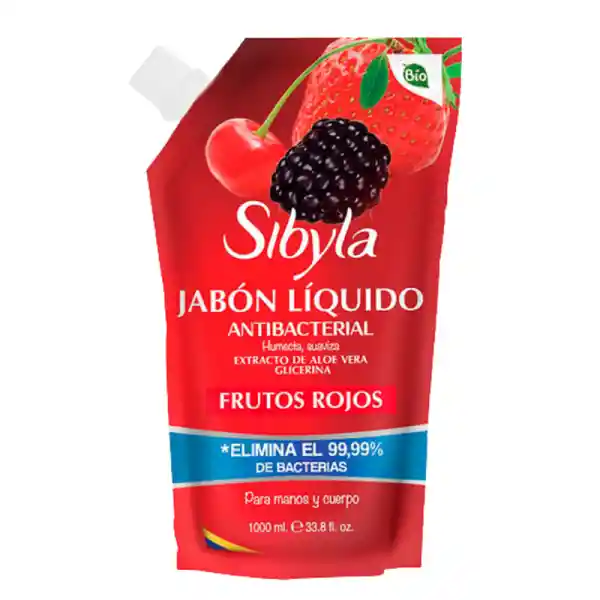 Sibyla Jabón Líquido Fruto Rojo