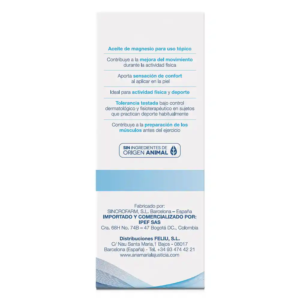 Aceite Magnesio Amlajusticia