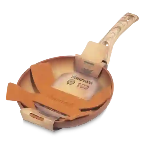Amercook Sartén Aluminio Terracota 20 cm