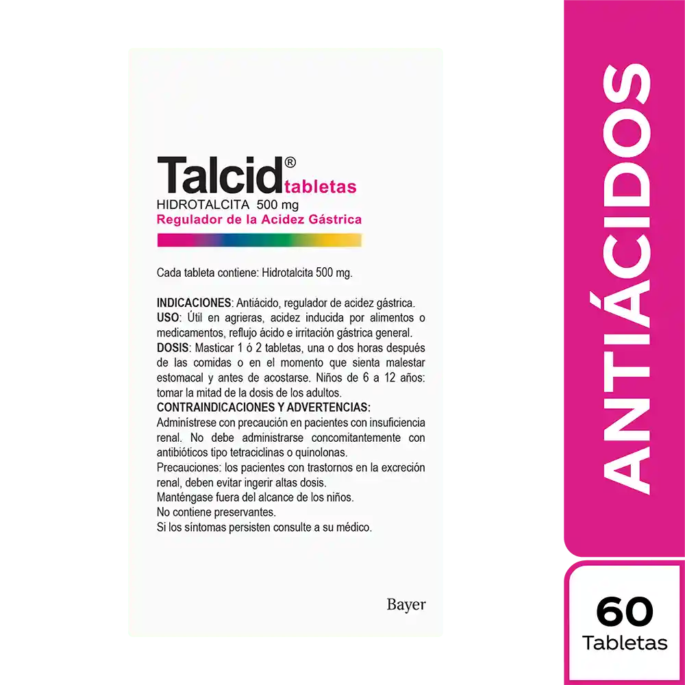 Talcid Cereza Caja x 60 tab