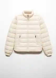 Abrigo Anorak Blandi Crudo Talla XS Mujer Mango