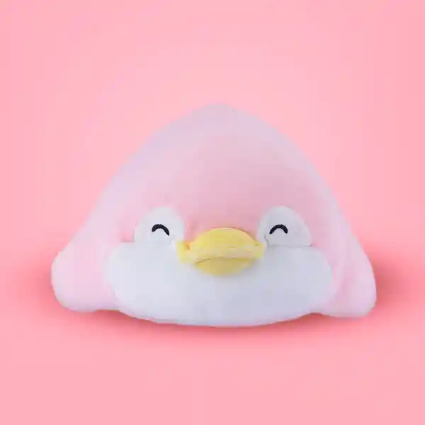 Peluche Pinguino Acostado Pendy Mini Family Rosa 19" Miniso