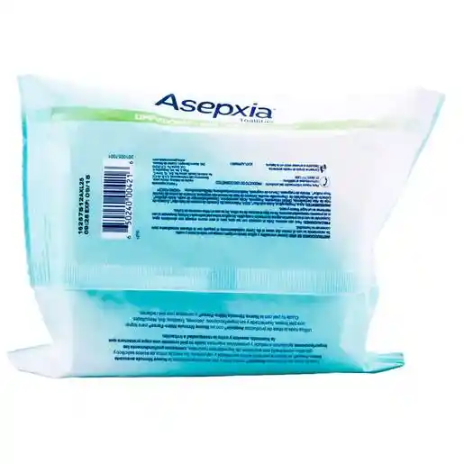 Asepxia Toallitas 2 en 1 Limpiadoras Anti-Imperfecciones