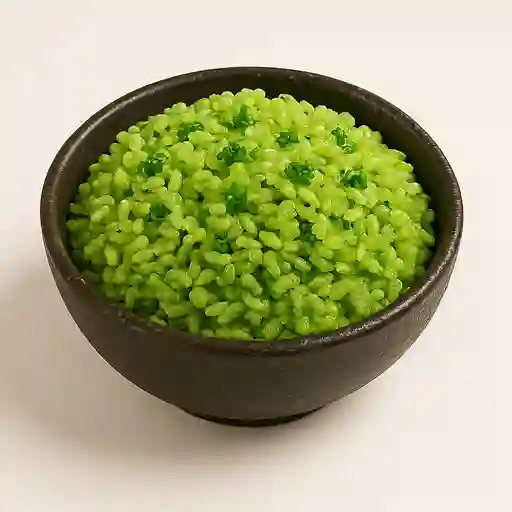 Arroz de espinaca