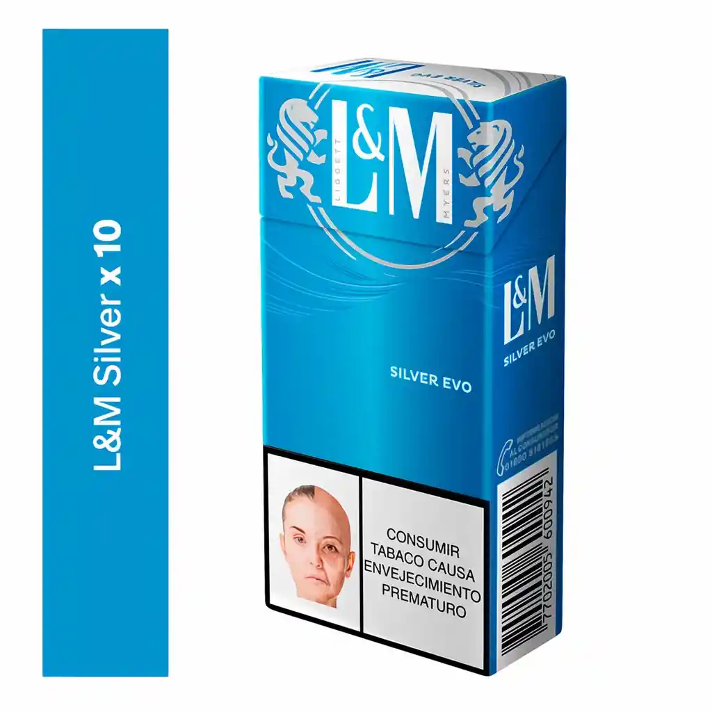 L&M Silver​ x 10 Cigarrillos