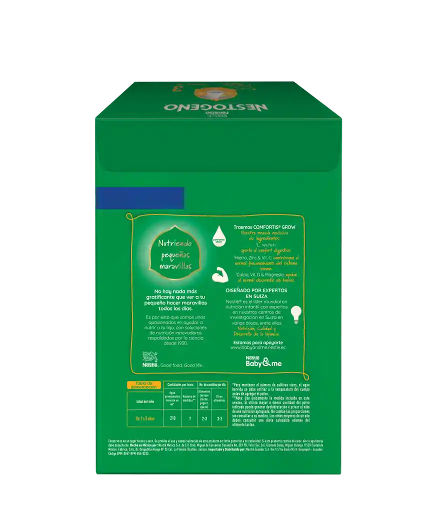 Alimento lácteo NESTOGENO Etapa 3 x 1400g