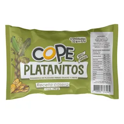Platanitos Pasaboca Cope Platano Verde Tajado Frito
